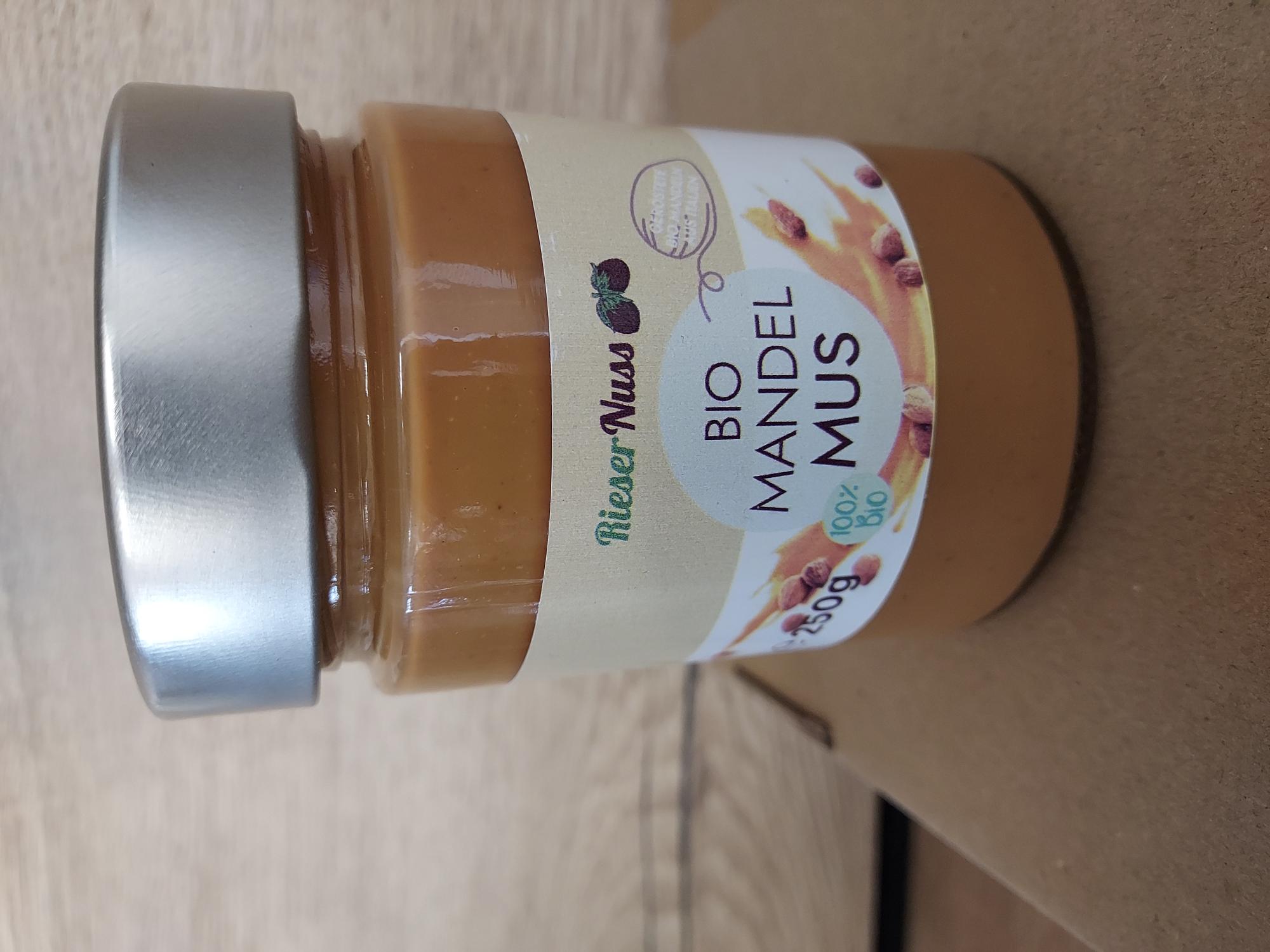 Rieser Bio Mandelmus - 250 Gramm - 100 % Bio Mandelkerne - Italien